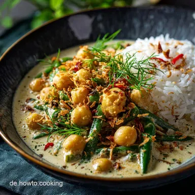 Kokos Kichererbsen Curry Das cremige 40Minuten FeierabendRezept Rezeptkarte