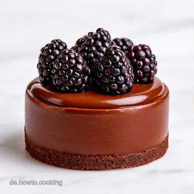 Schokobecher mit Brombeeren in 45 Minuten Rezeptkarte