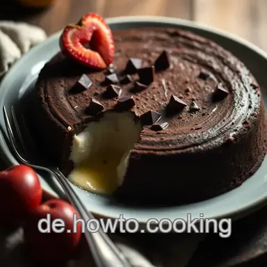 Schokoherz mit Joghurt Mousse - Himmlisch einfach! Rezeptkarte