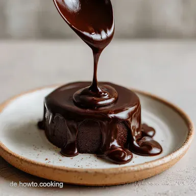 Schokoladen Ganache Rezept: F&uuml;r 12 Portionen Rezeptkarte