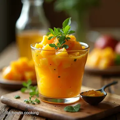 Aromatischer MangoEssig selbstgemacht Der S&uuml;dseeKick f&uuml;r Salate Rezeptkarte