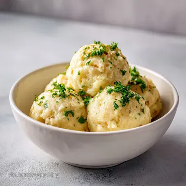 Semmelkn&ouml;del im Wasserbad: Kochzeit & Anleitung Rezeptkarte