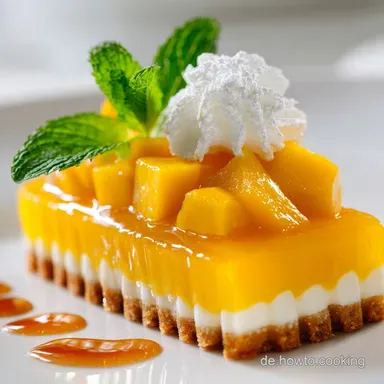 Solero Desserts Rezept: Der erfrischende No Bake Traum mit Mango Rezeptkarte