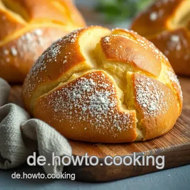 Sonntagsgl&uuml;ck: Flauschige Weizenbr&ouml;tchen wie vom B&auml;cker! Rezeptkarte