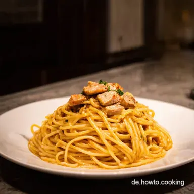 Spaghetti con Sarde Rezept Spaghetti Sizilianische Gaumenfreude Rezeptkarte