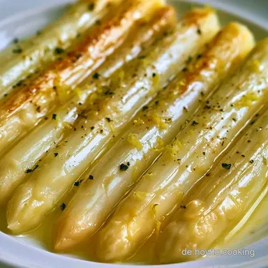Spargel-P&auml;ckchen f&uuml;r 4 Personen Rezeptkarte