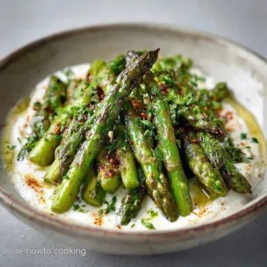 Spargel T&uuml;rkische Art in 22 Minuten Rezeptkarte