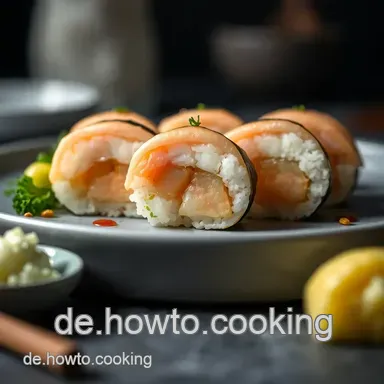 Surimi Nigiri: Schnell und Einfach f&uuml;r Deinen Sushi-Abend Rezeptkarte