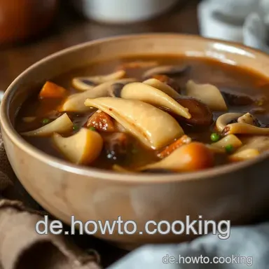 Leckere Peking Suppe: Traditionelles Rezept f&uuml;r kalte Tage Rezeptkarte