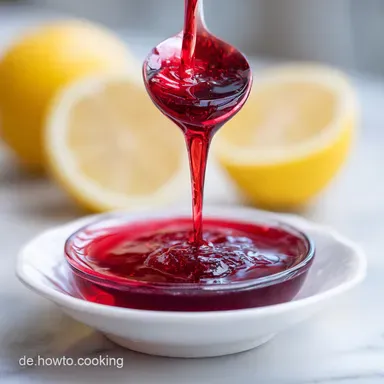 Trauben Gelee mit Zitrone Rezept in 25 Min Rezeptkarte
