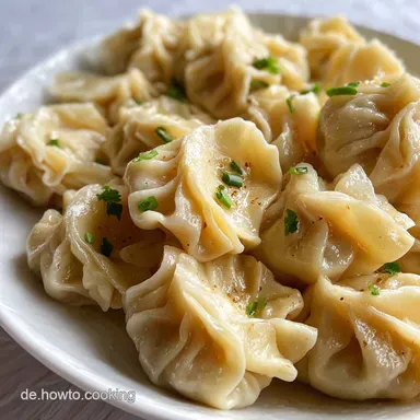 T&uuml;rkische Manti: Hausgemacht Mit Zwiebeln Rezeptkarte