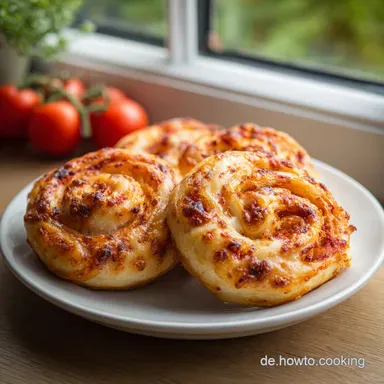 Vegane Pizzaschnecken Hefeteig: Fluffig & Herzhaft mit R&auml;uchertofu Rezeptkarte
