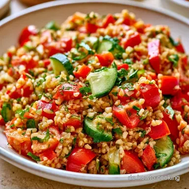Veganer Bulgursalat Zum Grillen In 25 Min Rezeptkarte