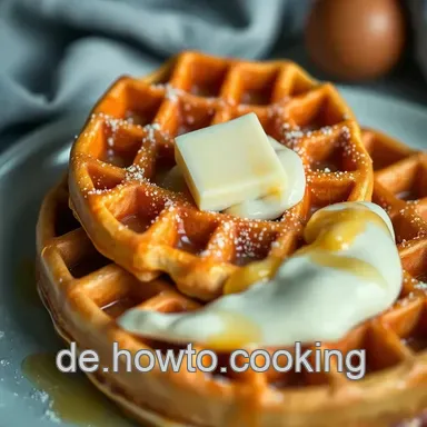 Waffel mit Schmand - Das perfekte Rezept für gemütliche Nachmittage! Rezeptkarte