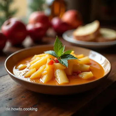 Weihnachtsmarmelade Apfel Kirsche Zimt Mein RezeptGeheimnis Rezeptkarte