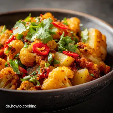 Aloo Gobi Rezept Der Indische Klassiker mit perfekter Textur Rezeptkarte