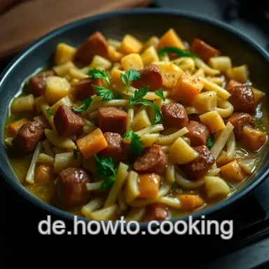 Zarte Ochsenb&auml;ckchen im Backofen &ndash; Ein Hochgenuss aus der deutschen K&uuml;che Rezeptkarte