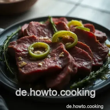 Leckeres Rindfleisch mit Zwiebelsoße: Ein Rezept für herzliche Abende Rezeptkarte