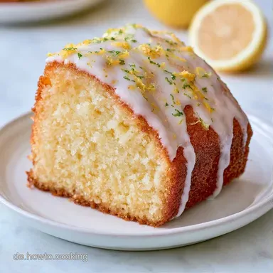 Zitronen-Joghurt-Kuchen f&uuml;r 12 St&uuml;cke Rezeptkarte