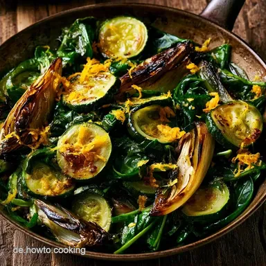Einfache Zucchini Pfannen und Gem&uuml;se Rezepte