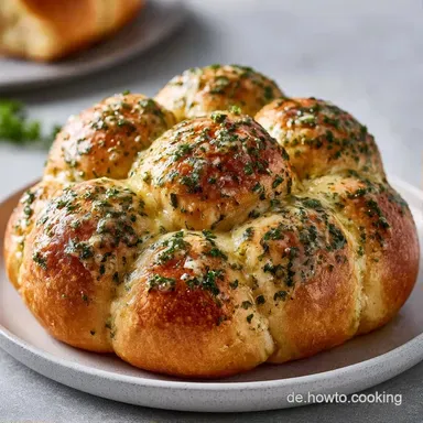 Zupfbrot mit Kr&auml;uterbutter: Knusprig Rezeptkarte