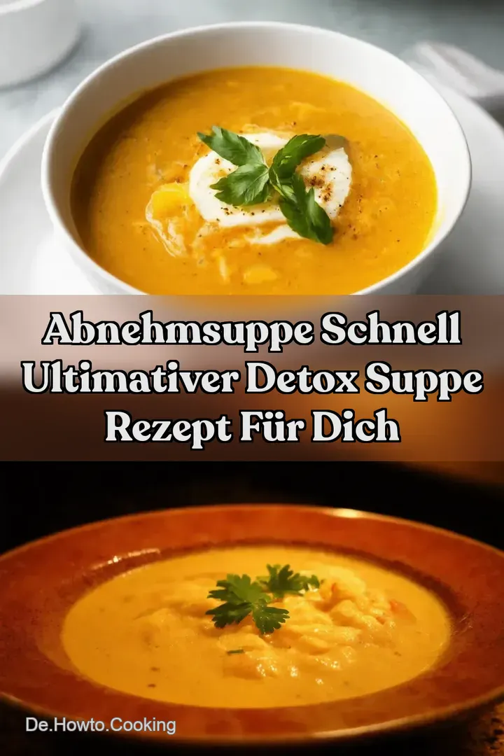 Abnehmsuppe Schnell Ultimativer Detox Suppe Rezept für Dich