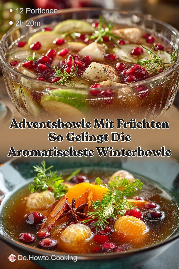 AdventsBowle mit Fr&uuml;chten So gelingt die aromatischste Winterbowle