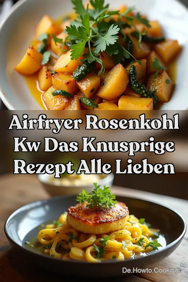 Airfryer Rosenkohl kw Das Knusprige Rezept Alle Lieben