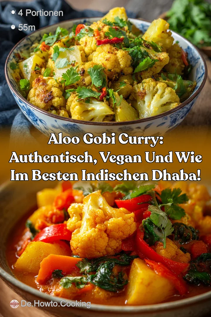 Aloo Gobi Curry: Authentisch vegan und wie im besten indischen Dhaba!