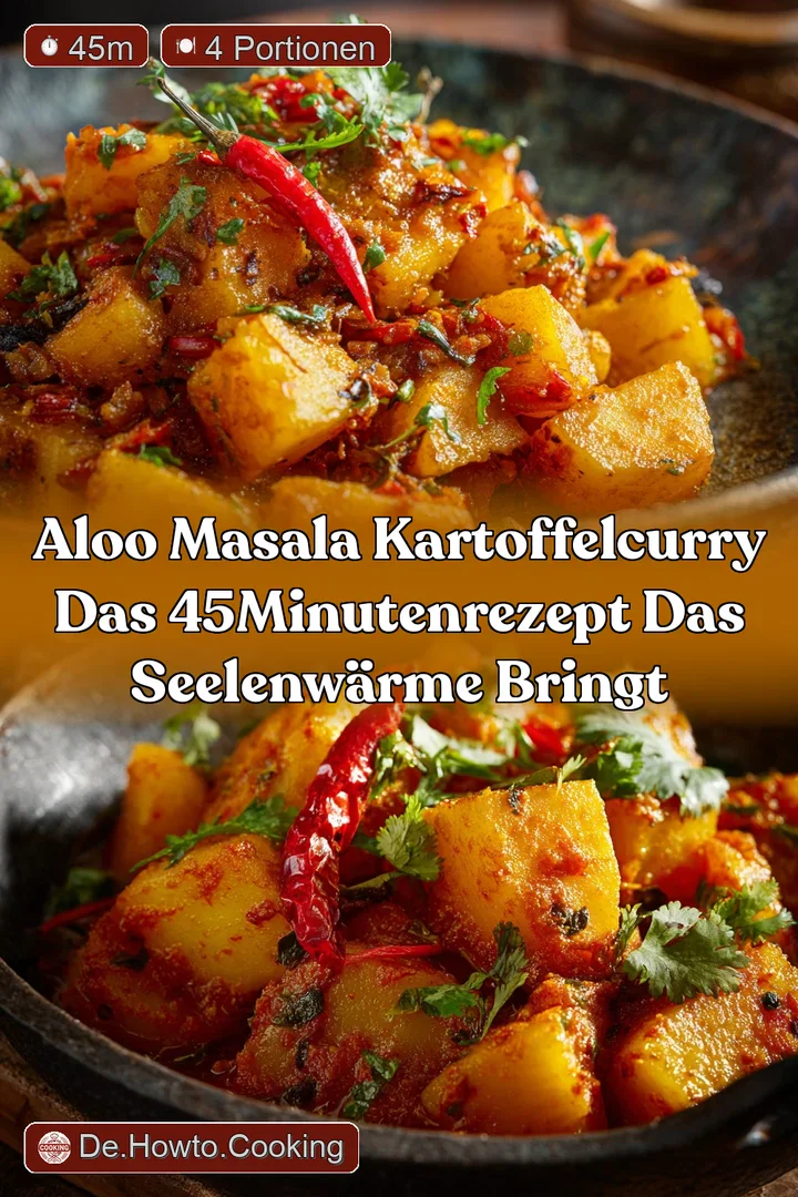 Aloo Masala KartoffelCurry Das 45MinutenRezept das Seelenw&auml;rme bringt