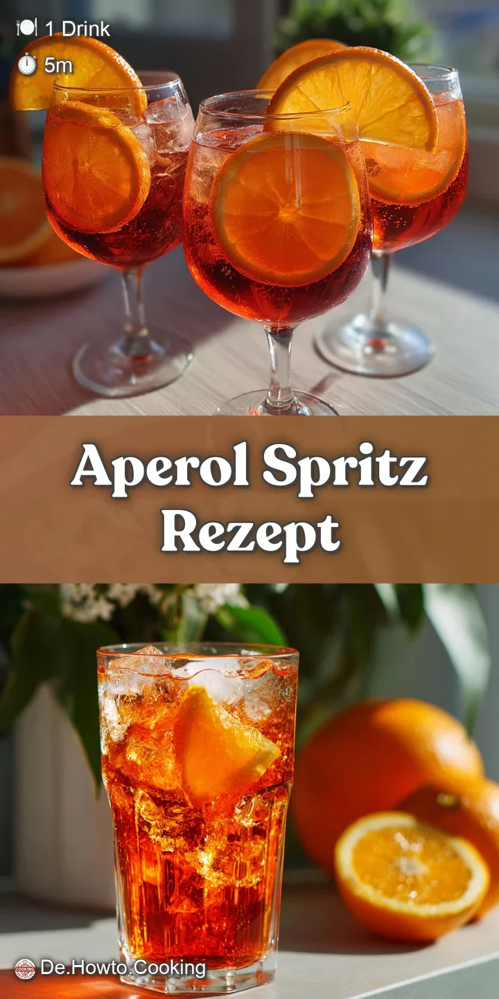 Close-up of a fizzy Aperol Spritz, showcasing the vibrant orange color, condensation on the glass, and a fresh orange slice.
