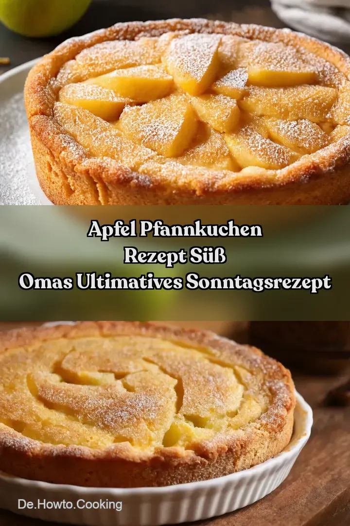 Apfel Pfannkuchen Rezept S&uuml;&szlig; Omas ultimatives Sonntagsrezept