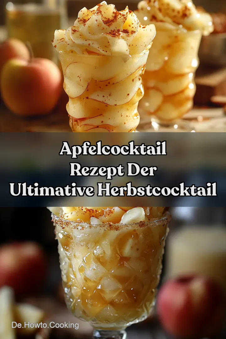 Apfelcocktail Rezept Der Ultimative HerbstCocktail