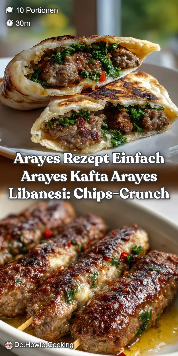 Arayes Rezept Einfach Arayes Kafta Arayes Libanesi: Chips-Crunch