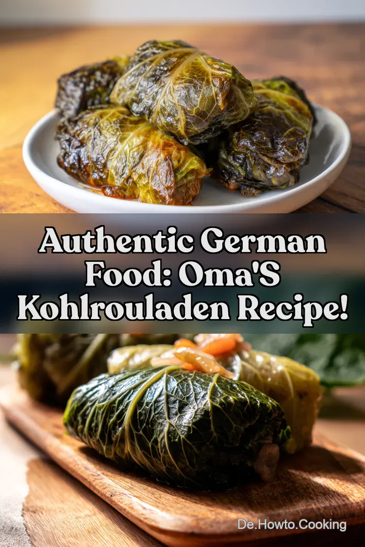Authentic German Food: Oma&#039 s Kohlrouladen Recipe!