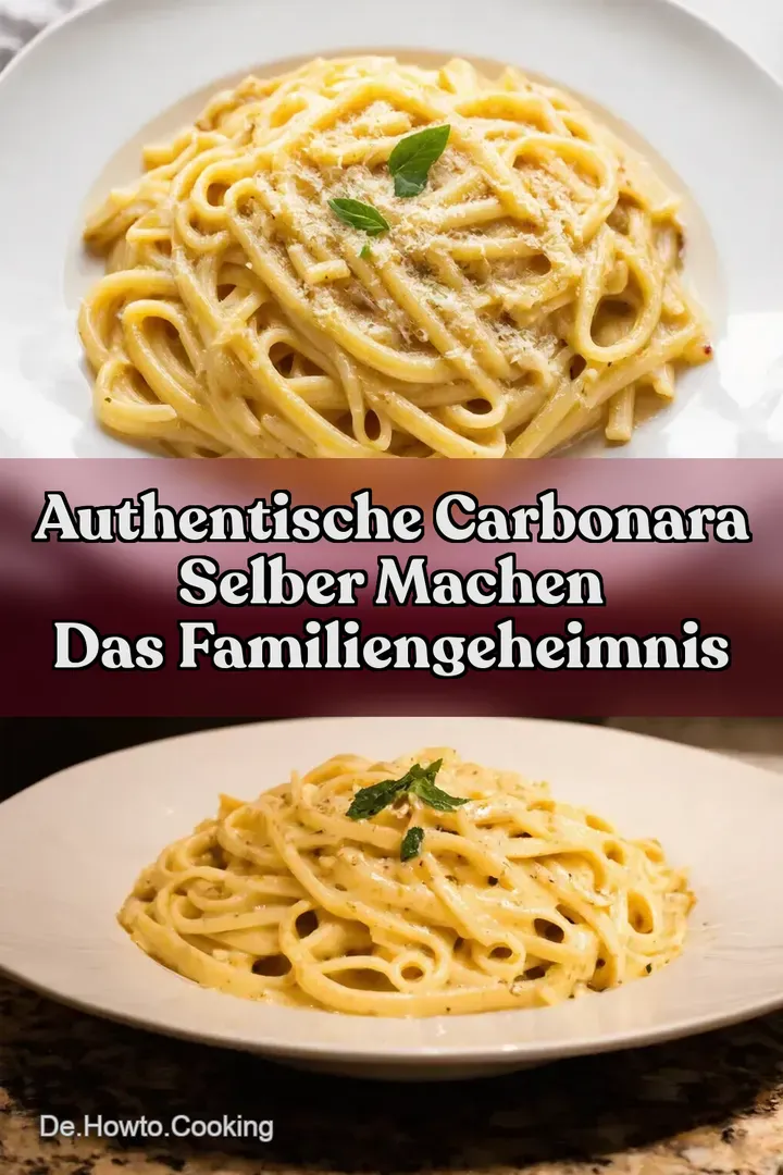 Authentische Carbonara Selber Machen Das Familiengeheimnis