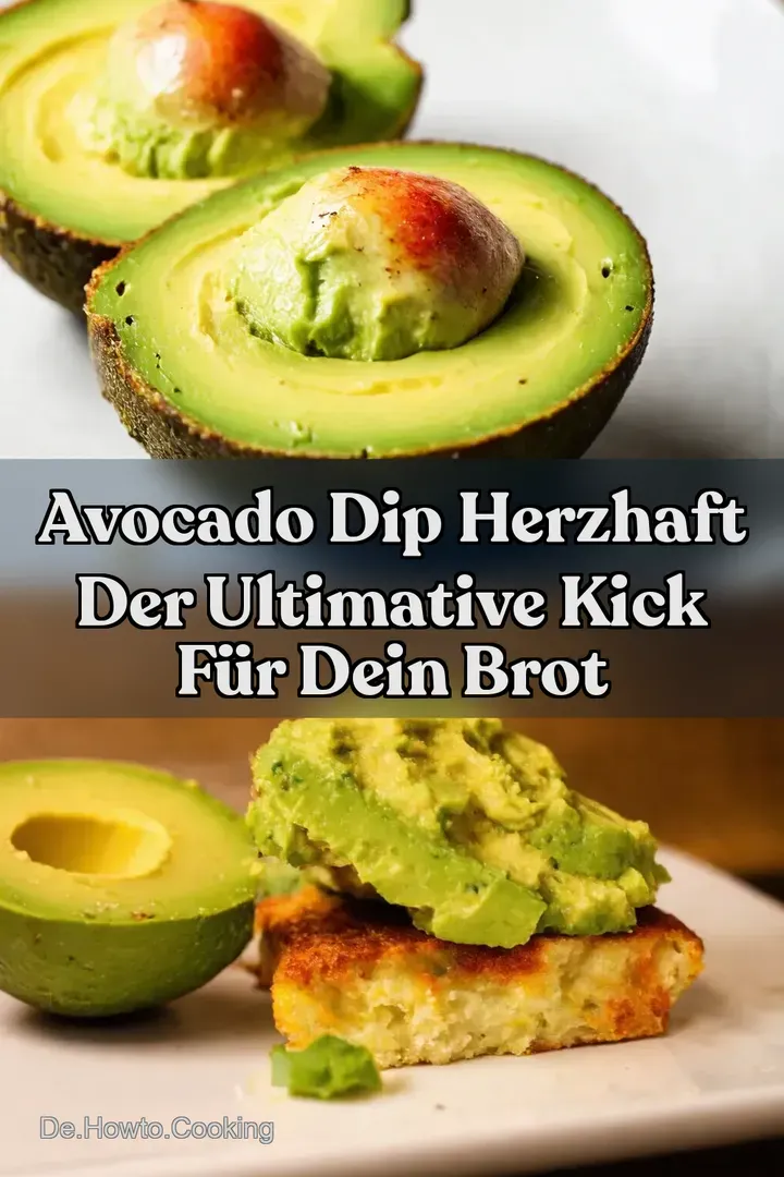 Avocado Dip Herzhaft Der ultimative Kick f&uuml;r dein Brot