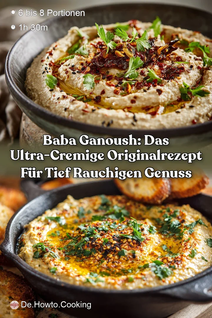 Baba Ganoush: Das ultra-cremige Originalrezept f&uuml;r tief rauchigen Genuss