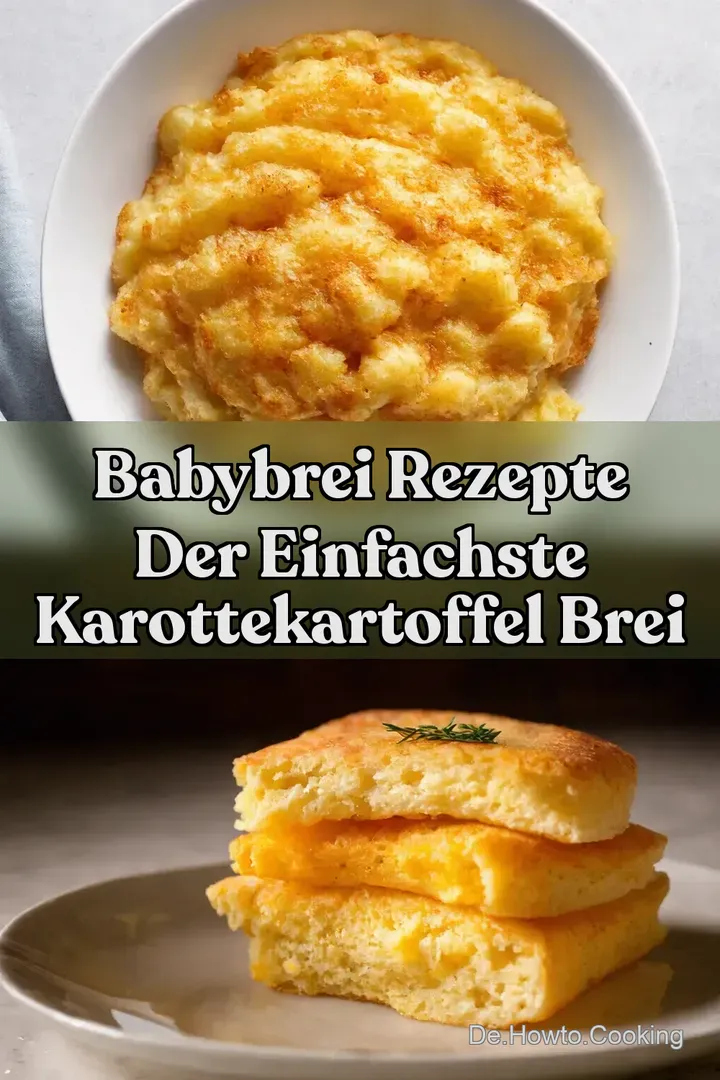 Babybrei Rezepte Der Einfachste KarotteKartoffel Brei