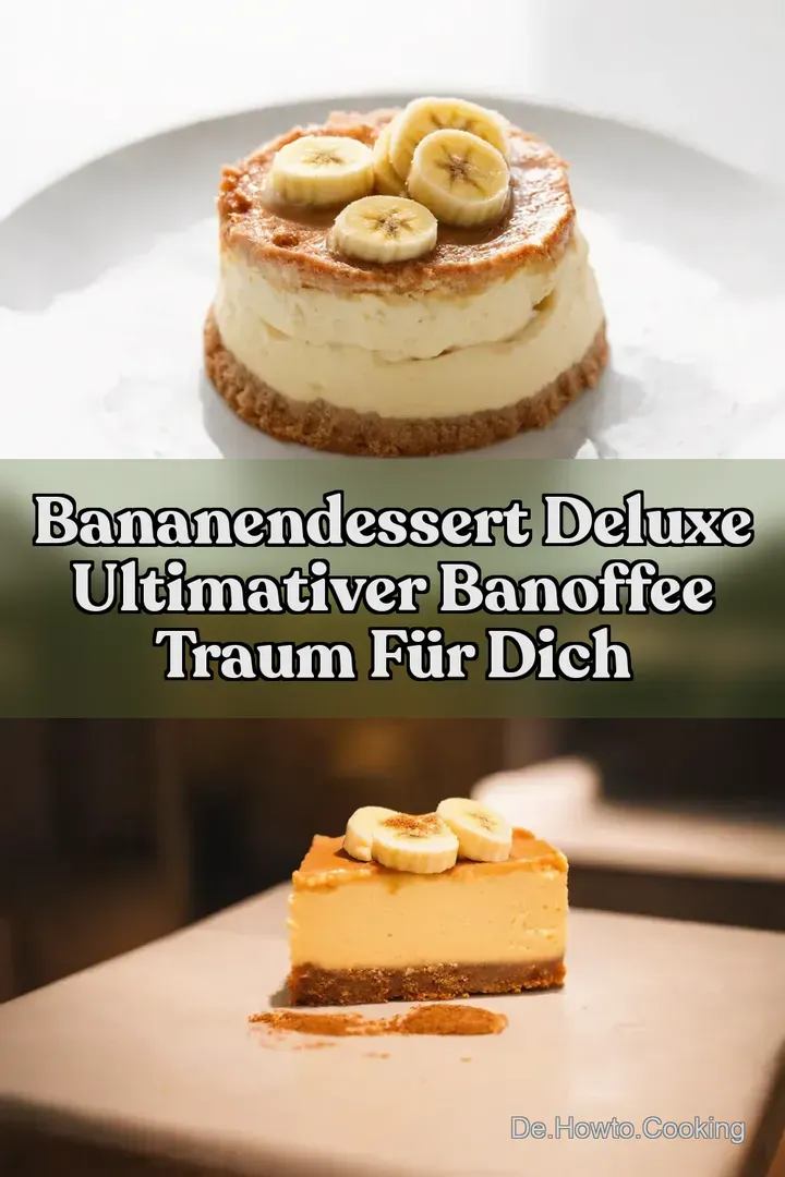 Bananendessert Deluxe Ultimativer Banoffee Traum f&uuml;r Dich