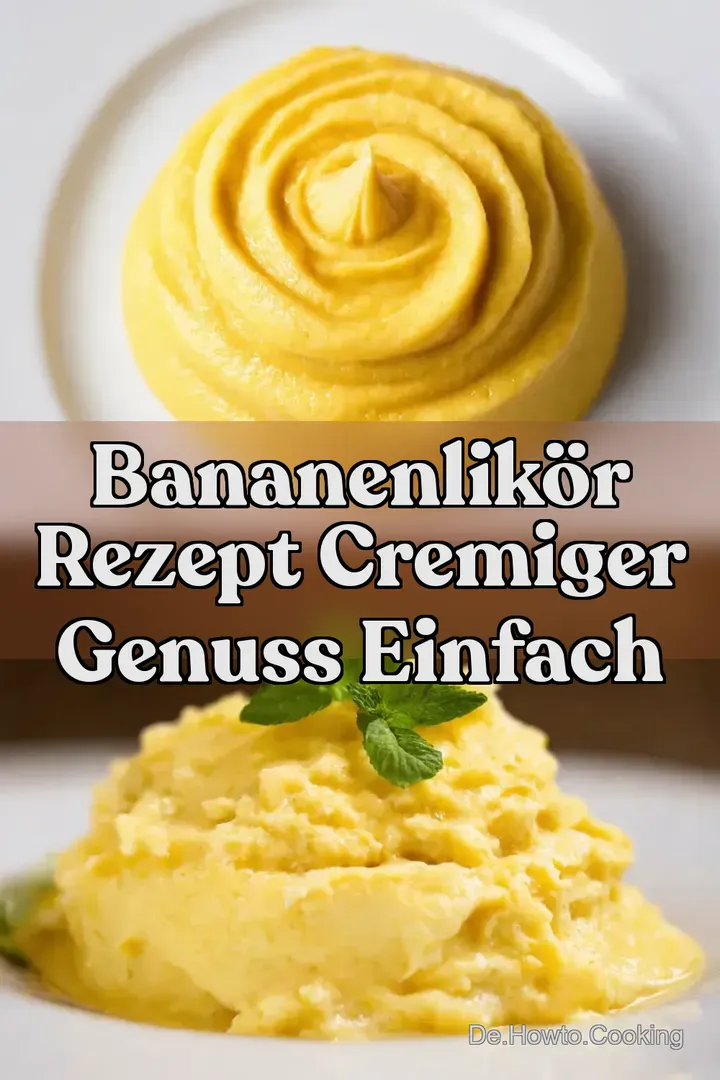 Bananenlikör Rezept Cremiger Genuss einfach
