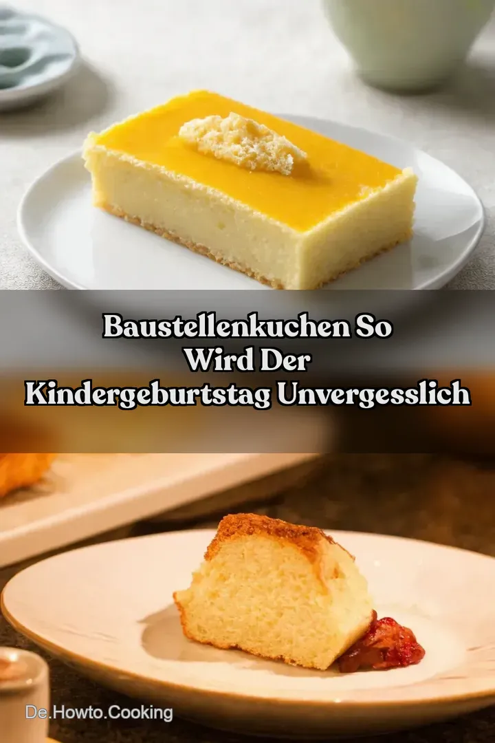 Baustellenkuchen So wird der Kindergeburtstag Unvergesslich