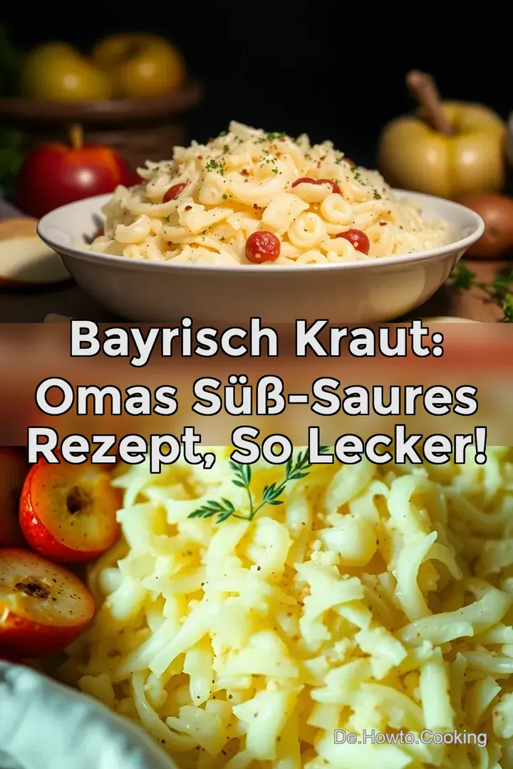 Bayrisch Kraut: Omas Süß-Saures Rezept So Lecker!