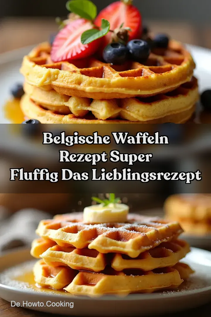 Belgische Waffeln Rezept Super Fluffig Das Lieblingsrezept