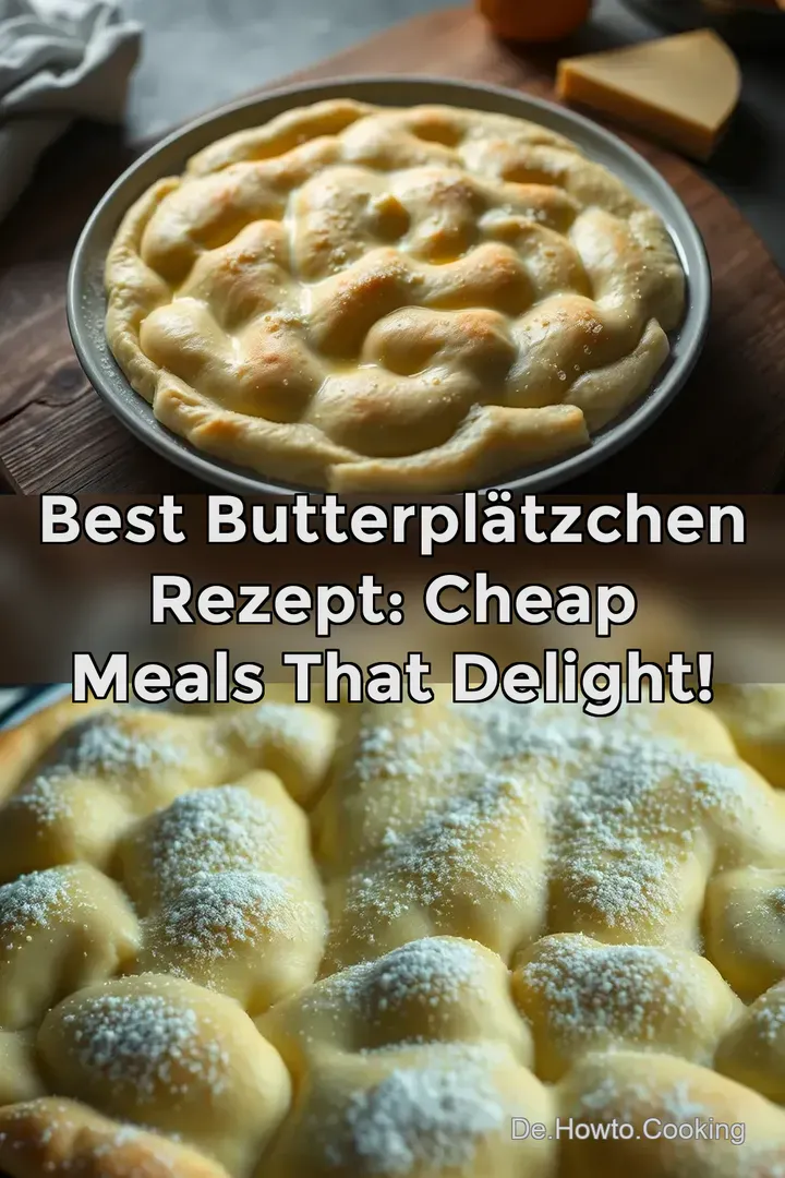 Best Butterpl&auml;tzchen Rezept: Cheap Meals That Delight!