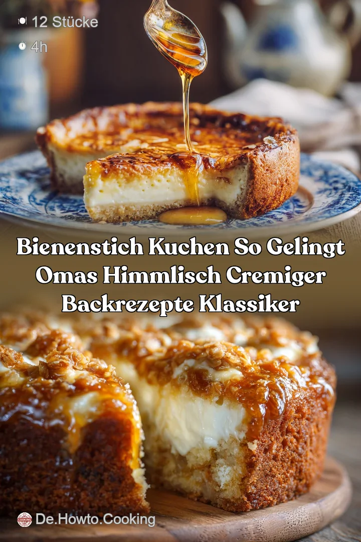Bienenstich Kuchen So gelingt Omas himmlisch cremiger Backrezepte Klassiker