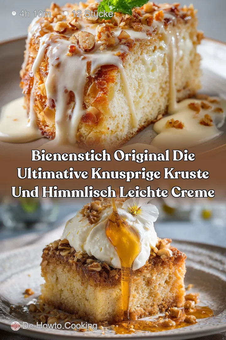 Bienenstich Original Die ultimative knusprige Kruste und himmlisch leichte Creme