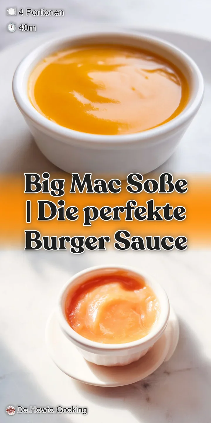 Detailaufnahme der cremigen, gl&auml;nzenden Sauce mit fein gehackten roten Paprika- und gr&uuml;nen Relish-St&uuml;ckchen.