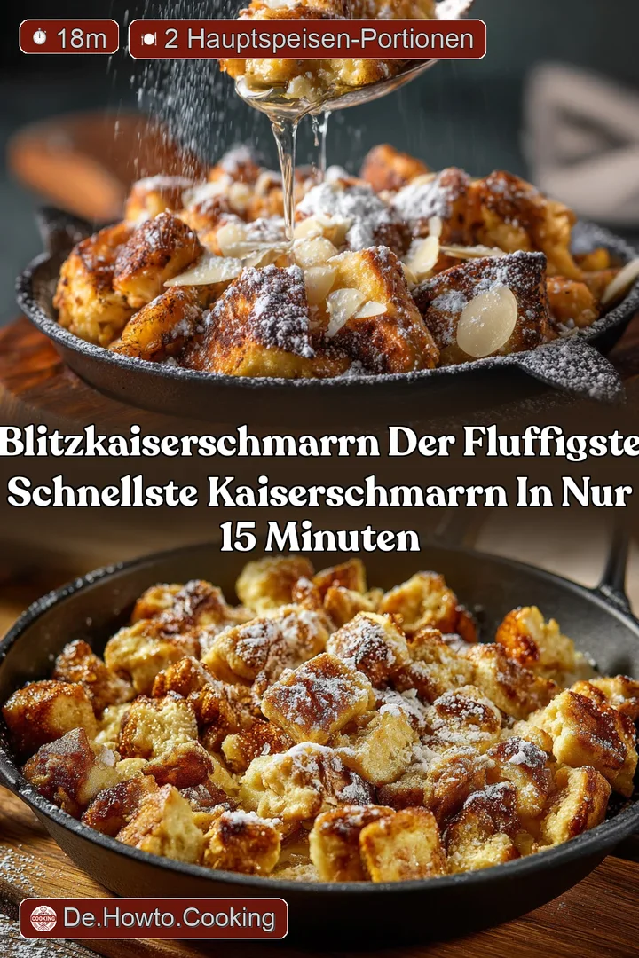 Blitzkaiserschmarrn Der fluffigste schnellste Kaiserschmarrn in nur 15 Minuten