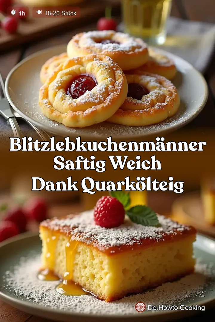 BlitzLebkuchenmänner Saftig Weich dank QuarkÖlTeig